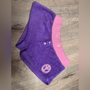 Body Candy Rare Y2K Early 2000’s PLUSH MINI SHORTS